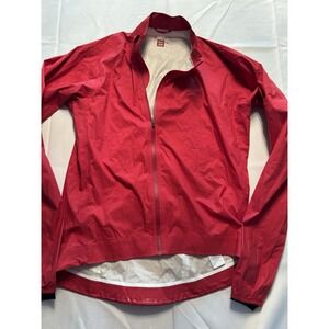 NEW Rapha Women's M Commuter Lightweight Long Sleeve Zip Up Red Cycling Jacket